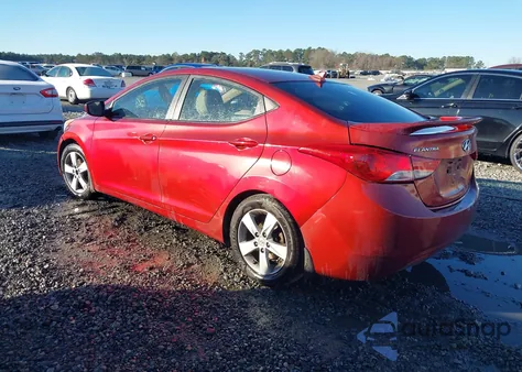 2013 Hyundai Elantra Gls from USA, damaged, VIN 5NPDH4AE1DH406339